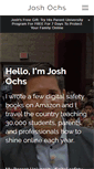 Mobile Screenshot of joshochs.com